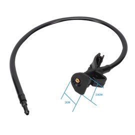 Anlseiod 2Pcs Front Windshield Wiper Washer Jet Nozzles Hose Kit compatible for Fitment Explorer Base Limited Sport XLT 2011-2015 Police Interceptor Utility 2013-2015 Replace# AR3Z-17603-A