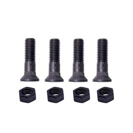 4 Set Blades Cutting Edge Plow Bolts & Nuts 5/8"-11 x 2-1/4",Grader Blades Bolts & Nut,Cutting Edge Bolts 5/8" for Snow Plow Blade,Grader Blade,Loader Blade