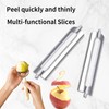 3 PCS Stainless Steel Sharp Potato Peelers