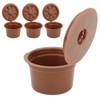 3Pcs Reusable Refillable Coffee Capsule Filter Cup for Caffitaly, Economical