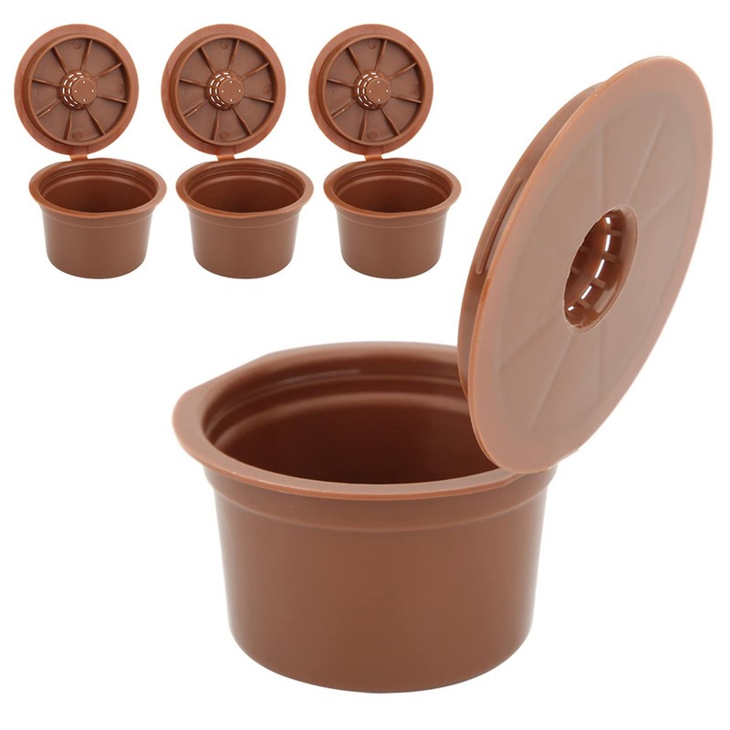 3Pcs Reusable Refillable Coffee Capsule Filter Cup for Caffitaly, Economical