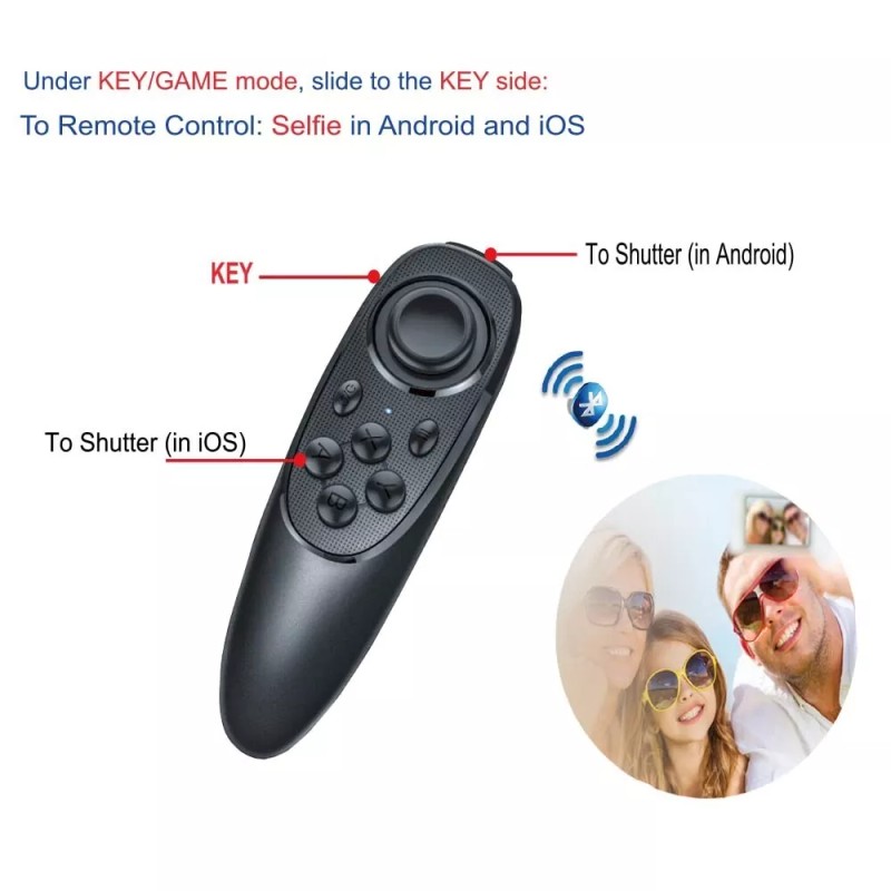 Unbranded/Generic Bluetooth Wireless VR Box Gamepad Remote Controller for iOS