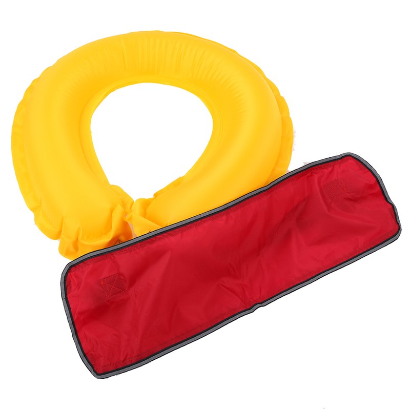 Adjustable Inflatable Life Jacket Belt With Reflective Tapes and Whistle