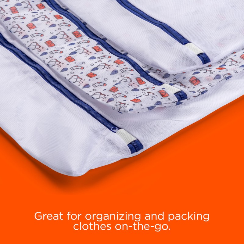 Tide Delicate Clothes Mesh Wash Bags for Wash Machine, 3