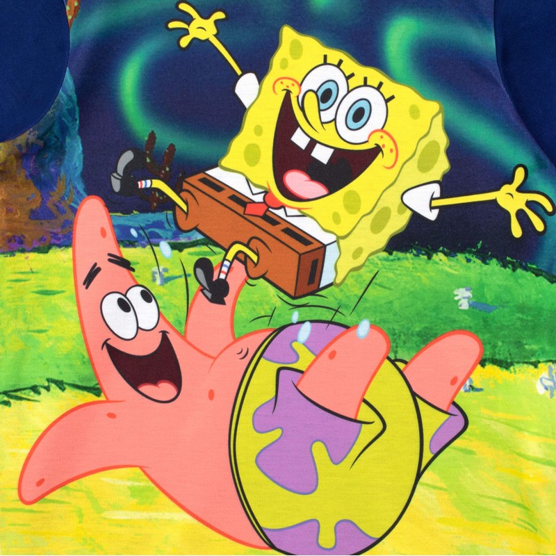 SPONGEBOB SQUAREPANTS Boys' Pyjamas Blue 110, blue