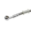 sourcingmap Universal 35cm Stainless Steel Motorcycle Hydraulic Oil Hose Pipe