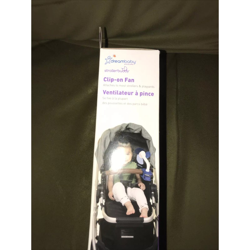 Dreambaby Deluxe EZY-Fit Clip on Fan with Soft Fins -