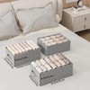 ENUMAIL Pack of 2 Storage Baskets for Shelves, Foldable Fabric