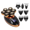 5 in 1 Electric Head Shaver IPX7 Waterproof Intelligent Floating