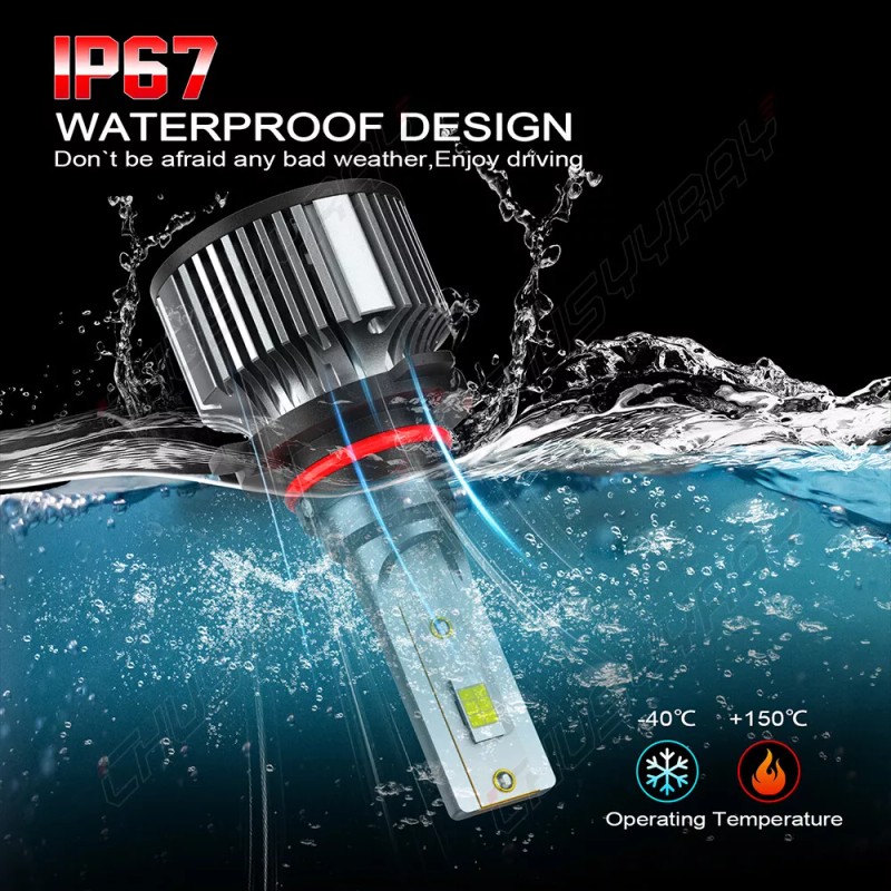 CHUSYYRAY For FORD Taurus 2013-2019 2x 9012 Combo LED Headlight