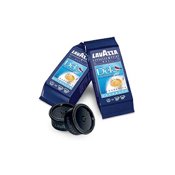 Lavazza Decaffeinated DEK Espresso Point Cartridges (50 Capsules) Single-Serve Coffee Capsules & Pods