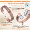 Cigmag Copper Bracelet for Men, with Powerful 9X 5000 Gauss