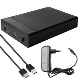Hard Drive Docking Station, Hard Drive Docking Station for 2.5 / 3.5 Inch SATA HDD/SSD, USB 3.0 Docking Station USB Type-A, UASP Support, 5Gbps Hard Drive Adapter