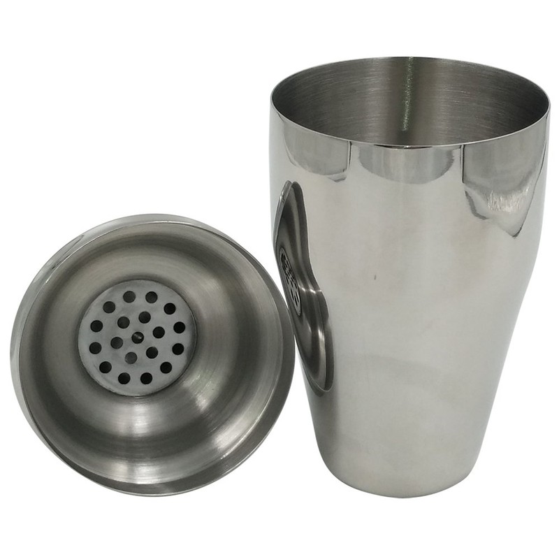 500ml,18oz,Stainless Steel Cocktail Shaker Built in Strainer
