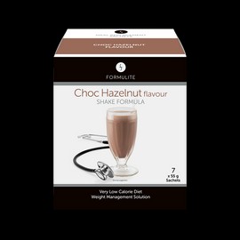 Formulite Meal Replacement Shake Sachet Box - Choc Hazelnut Flavour 7 x 55g Serves (Ships April)