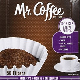 Mr. Coffee 8-12 Cup Coffee Filters 50 Pack (2 Count - 100 Total Filters)