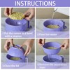 1 Set Microwave Ramen Cooker 40oz Wheat Straw Microwave Noodle
