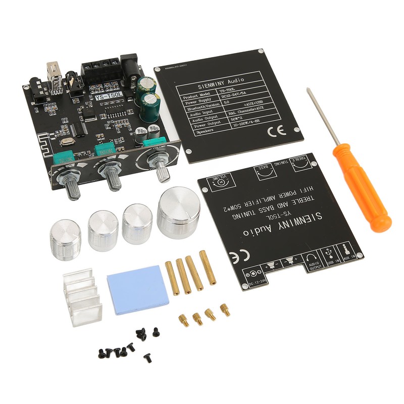 Sound Amplifier Board Bluetooth 5.0 Dual Channel Multiple Protection HiFi