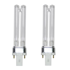 2 Pack 11W G23 PLS Replacement UV Bulbs for Pond UVC Filters and Clarifiers