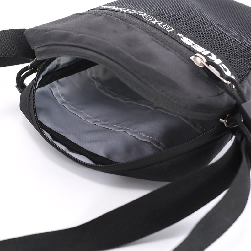 Dickies Women's Men's Logo Tape Square Shoulder Bag, beige