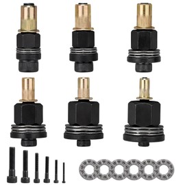 Rivet Nut Tool Head Set M3/M5/M6/M8/M10 Rivet Nut Tool for Mounting Warehouse Rack License Plate Both Manual and Electric Drill Operation