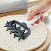 Pizza Dough Docker, Plastic Pizza Roller Spikes Prevents Air Bubbles