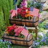 American Flags for Outside, 12 Pcs 8x12 Inch American Flags