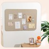 Hahafelt 48'' x 36''Linen Fabric Bulletin Board Pinboard for Walls