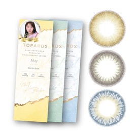 Colorcon TOPARDS Topaz Rino Ishihara Sashi One Day 10 Pieces Lapis Lazuli (with degree) [-3.50]