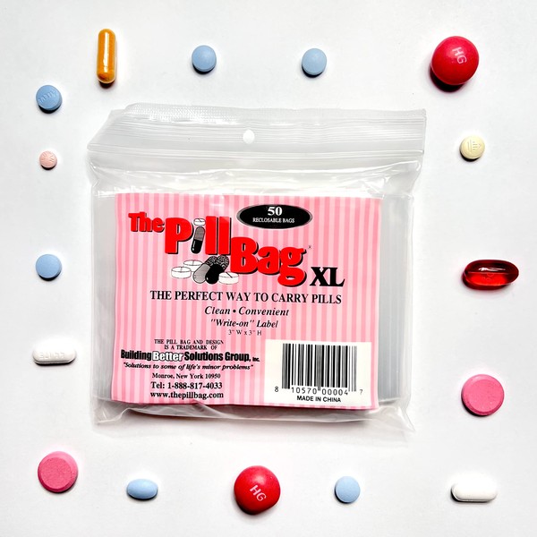 ThePillBag The Pill Bag XL | 100 Count (2 Packs