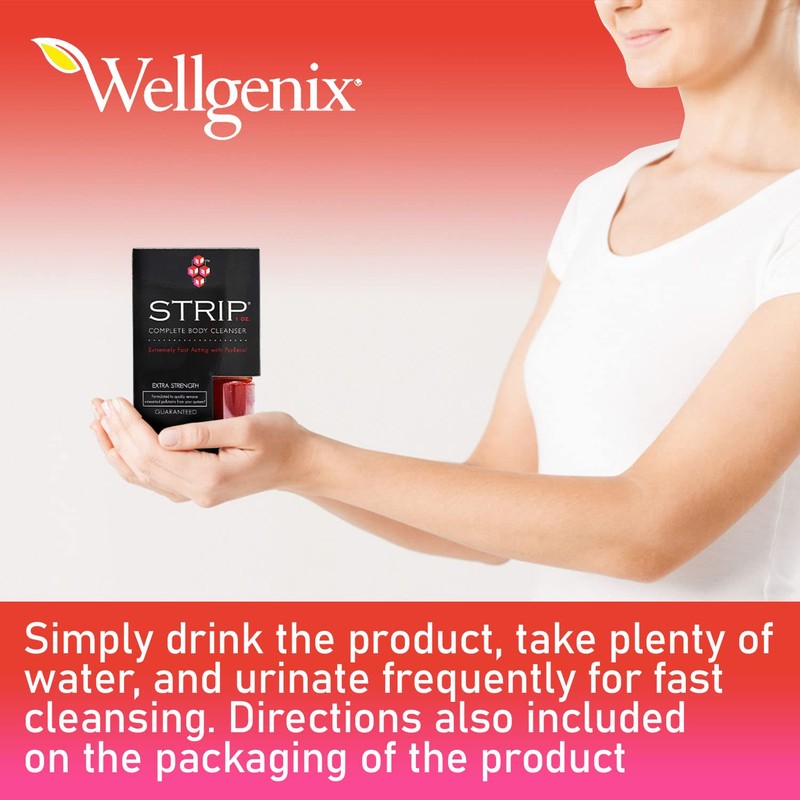 Wellgenix Strip Herbal Cleanse Detox Liquid - Whole Body Cleanser