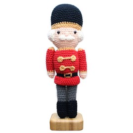 Hardicraft Crochet Kit for Making Yourself with Instructions and Material for Nutcrackers, Approx. 23 cm
