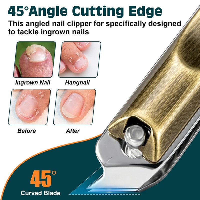 Nail Clippers Set Fingernail Toenail Clipper Trimmer Kit