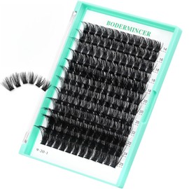 Bodermincer Lash Clusters D Curl Black/Brown/Colored Lashes 10-12-14/12-14-16/16-18-20mm Mixed Lash Clusters Kit For Beginner (M01# 14-25mm Mixed)