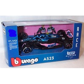 Burago BWT Alpine F1 Team A523#10 2023 Pierre Gasly car 1:43 scale Diecast model