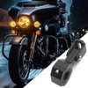 jose2015 2pcs Motorcycle Bracket Mount 360 Degree Adjustment Off Road