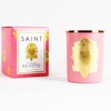 SAINT Ex-Voto Sacred Heart Devotional Scented Candle with Prayer Coin,