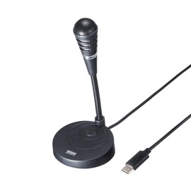 Sanwa Supply MM-MCTC01BK USB Type-C Microphone