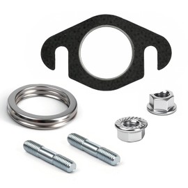 Exhaust Gasket and Stud Set for 50cc Scooter - Universal Exhaust Gaskets Exhaust Seal Manifold, Compatible with Aerox, Bw's, Booster, Nitro, Jog-R, Ovetto, Mach-G