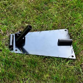 AMRTA Golf Practice Swing Trainer Plate Durable Metal Professional Practice Tool for Men Women Golfer Practice Training Sport (Standard Plate)