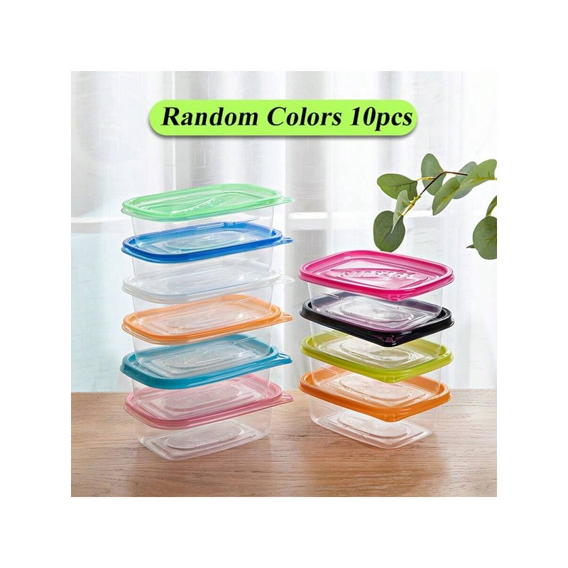 UrbanNest Refrigerator Storage Box – Stackable Transparent Containers with Lids,