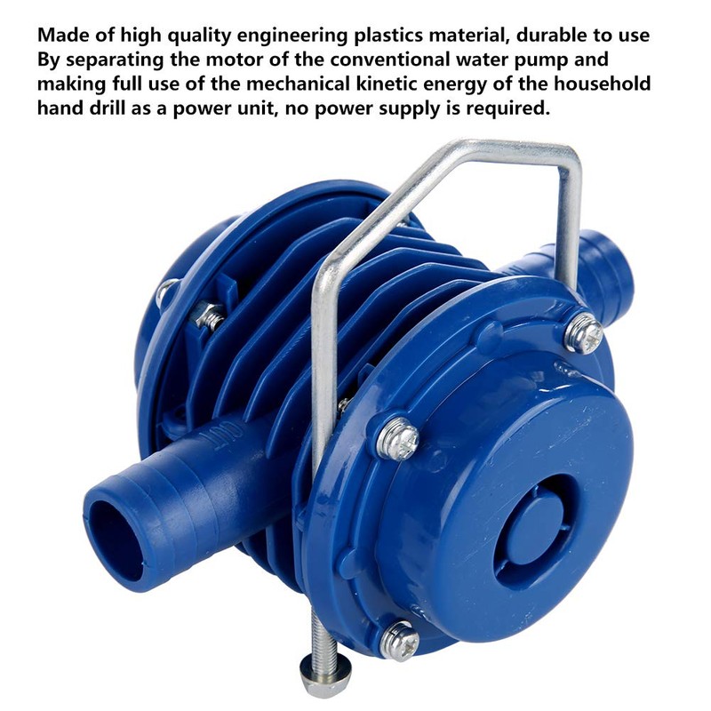 Hand Drill Pump, Mini Self Priming Plastics Hand Electric Drill,