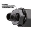 Flexzilla Pro Air Hose Reusable Fitting with Ball Swivel, 3/8