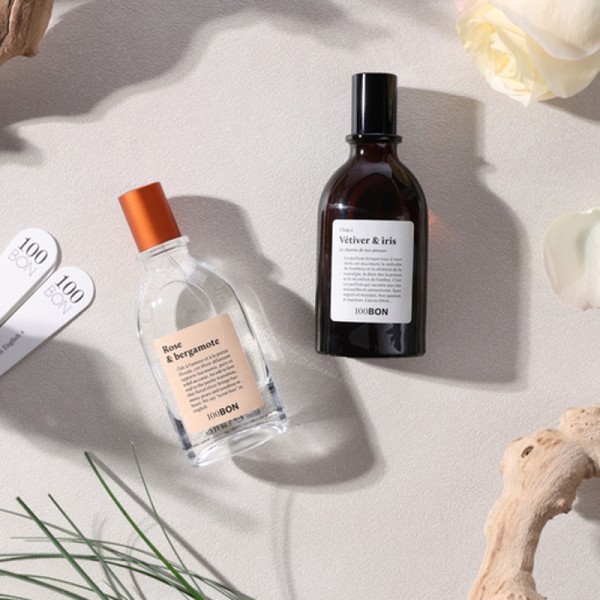 Two niche perfumes imported directly from France: Vetiver, Iris, and