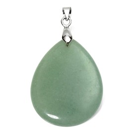 Jovivi Silver Plated Viking Compass Vegvisir Healing Stone Crystal Necklace Teardrop Gemstone Chakra Pendant Necklace 24"