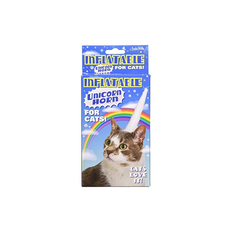 Accoutrements Inflatable Unicorn Horn for Cats
