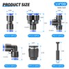 TAILONZ PNEUMATIC 1/4 Inch od Push to Connect Fittings Pneumatic