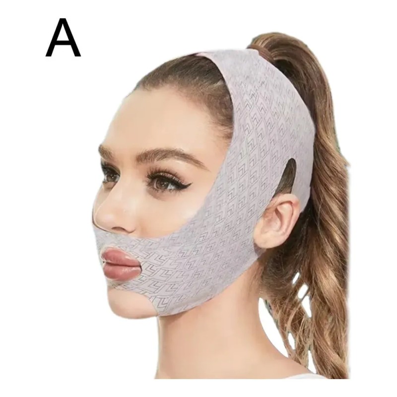 Mascarilla Reafirmante Facial Reutilizable Con Vendaje AdeLG
