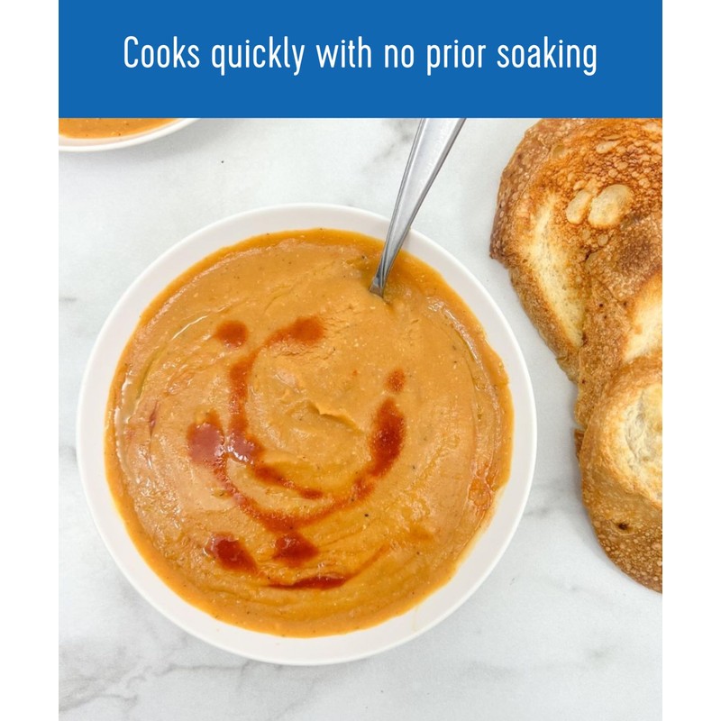 Certified Glyphosate Residue Free Red Lentils | 25 lbs |