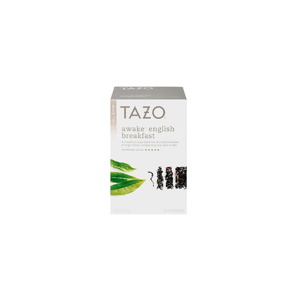 Tazo - Black Tea, Awake, English Breakfast - 20 bags (Pack of 2)